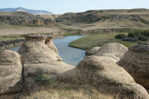 Milk River Above Writing-on-Stone
