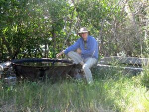 At the kettle by Watson homestead 