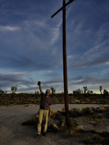 The Site of the Mojave Phone Booth