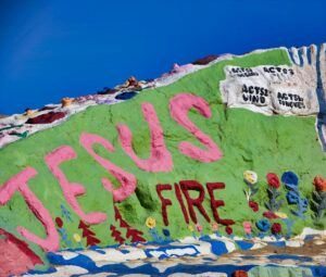 Salvation Mountain - Fire