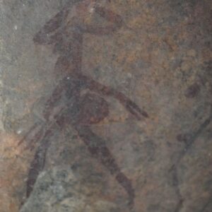 Cheetah or Lions - ancient rock art