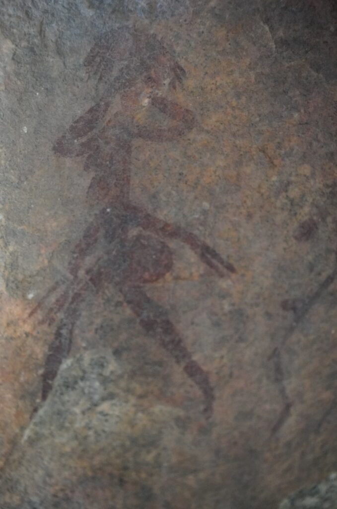 Cheetah or Lions - ancient rock art